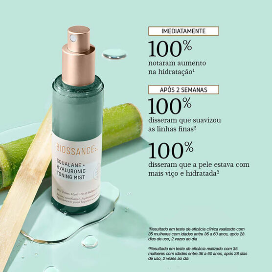 Bruma Tonificante com &Aacute;cido Hialur&ocirc;nico Biossance